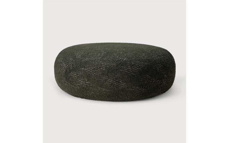 ORB POUF - FOREST WAVE FABRIC 20169 - 92 x 92 x 30 CM