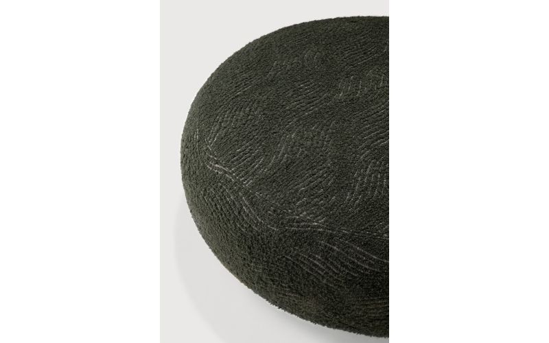 ORB POUF - FOREST WAVE FABRIC 20169 - 92 x 92 x 30 CM