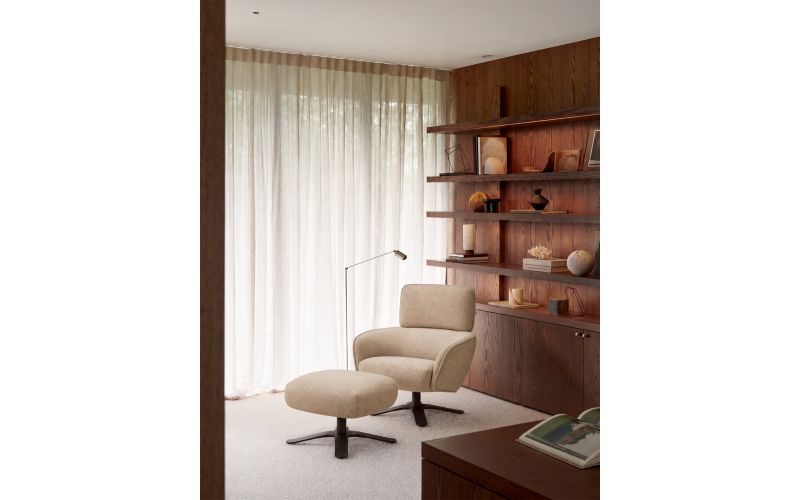 MERGE LOUNGE CHAIR - LOAM FABRIC 27010 - 87 x 93 x 98 CM