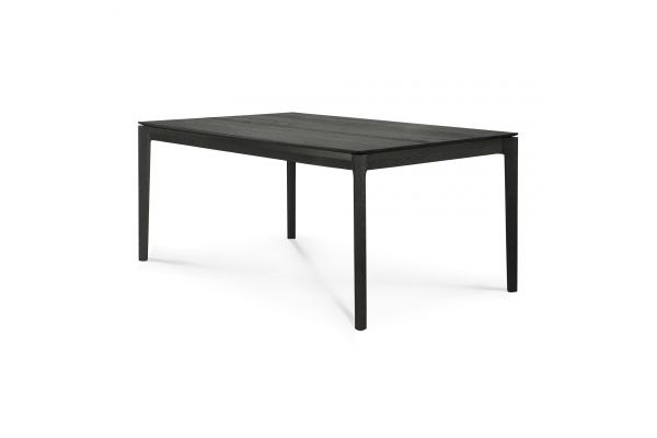 ETHNICRAFT BLACK OAK BOK DINING TABLE 160x80x76