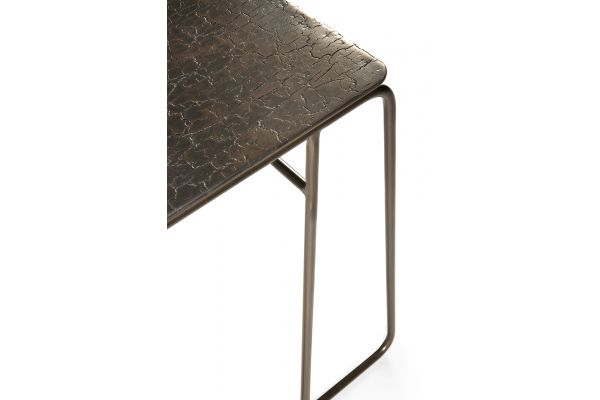 ETHNICRAFT ELLIPSE SIDE TABLE - UMBER 45x40x51