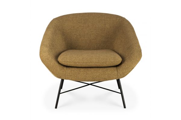 ETHNICRAFT BARROW LOUNGE CHAIR - GINGER