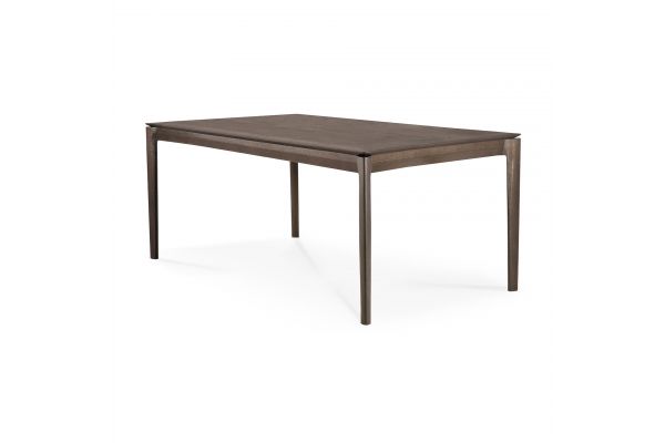 ETHNICRAFT BROWN OAK BOK DINING TABLE 160x80x76