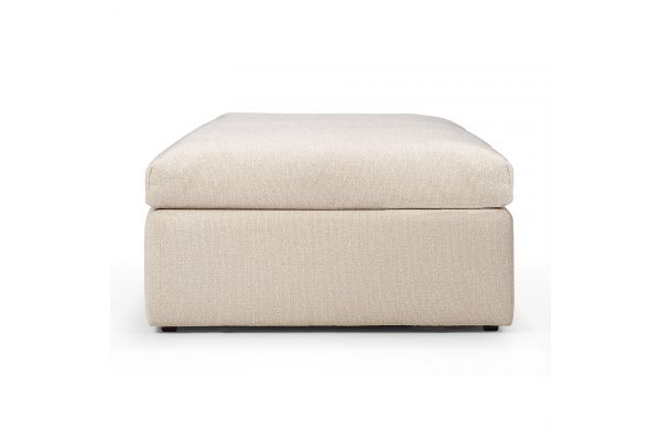 ETHNICRAFT MELLOW FOOTSTOOL | OFF WHITE 