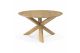 ETHNICRAFT OAK CIRCLE ROUND DINING TABLE 136x136