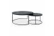 ETHNICRAFT NESTING COFFEE TABLE SET OF 2 -CHARCOAL