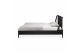 ETHNICRAFT BLACK OAK SPINDLE BED(WITHOUT SLATS)190