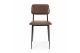 ETHNICRAFT DC DINING CHAIR - CHOCOLATE LEATHER